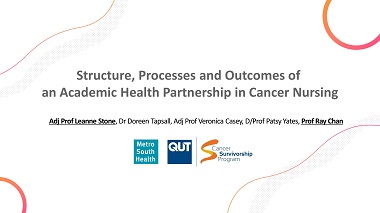 Structure, Processes and Outcomes of an Academic Health Partnership in Cancer Nursing: What makes it successful?