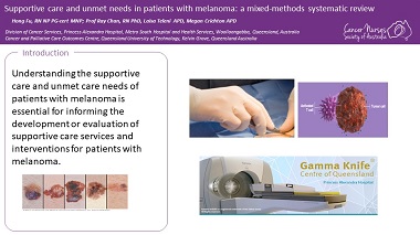 Supportive care and unmet needs in patients with melanoma: a mixed-methods systematic review