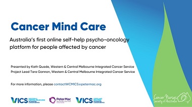 Cancer Mind Care: a Psycho-Oncology self-help online platform