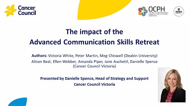 What impact does participation in an intensive three-day communication skills retreat have for participants?: findings from qualitative interviews
